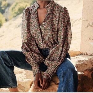 Doen Prima Top in Amelie Floral Liberty Fabric